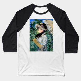 Beaux Animes Art ...Le Printemps painting by Édouard Manet re-imagined as an anime Baseball T-Shirt